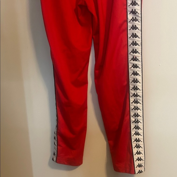 Kappa Red Joggers with Logo Side Tape - Picture 11 of 13